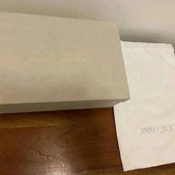 Jimmy Choo Anouk 120 Snakeskin Python Embossed Stiletto Heel Size 10 l 40 - Picture 9 of 10